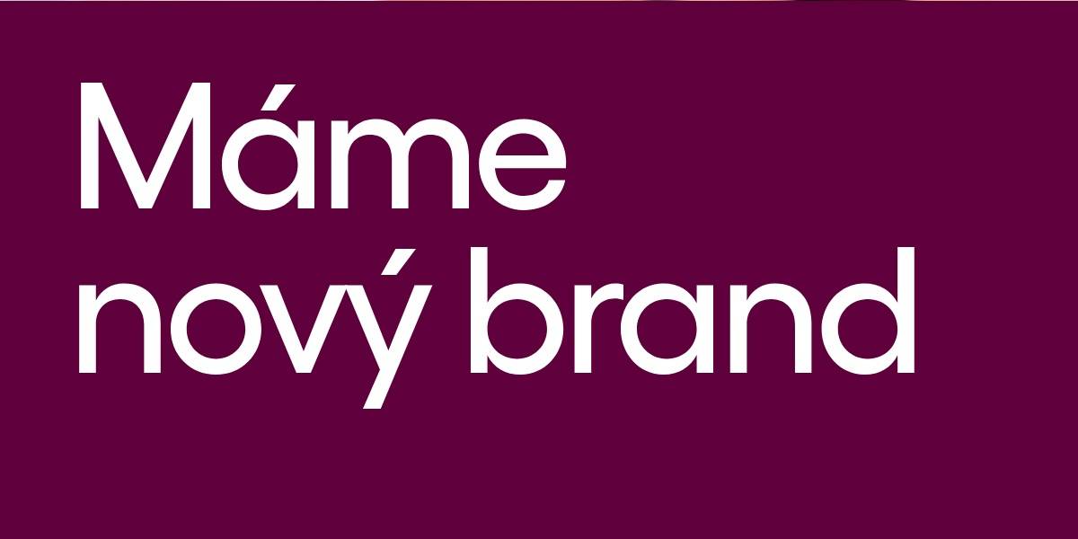 Máme nový brand